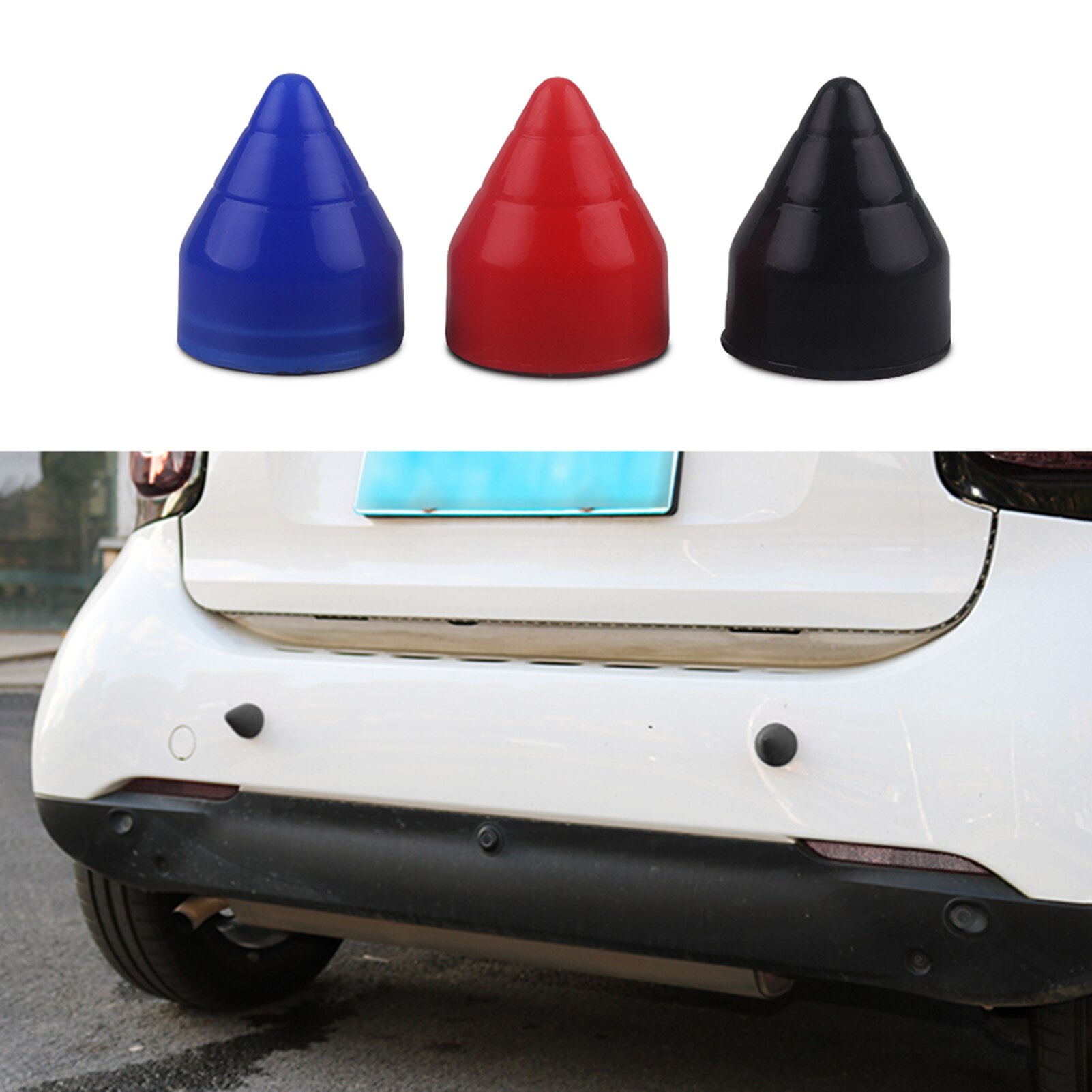 Auto Bumper Spikes Guards Protectors 2Pcs Anti-Col... – Grandado