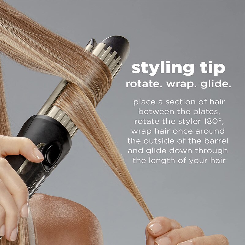 Airflow Styler Hair Straightener with Cooling Fan 2 in 1 Straight and Curl Hair Tools