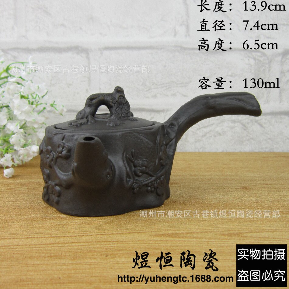 Autentisk yixing tekanna tekanna 130ml lila lera teservis vattenkokare kung fu tekanna kinesisk teceremoni