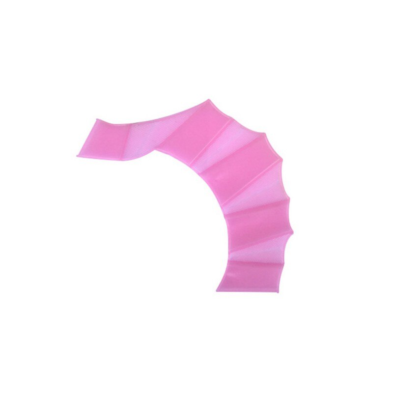 2 stks/set Zwemmen Handschoenen Flippers Siliconen Materiaal Palm Zwemmen Vinnen voor Hands_sailor Duiken Palm Vliegende Vissen voor Volwassen Kinderen: Roze / L