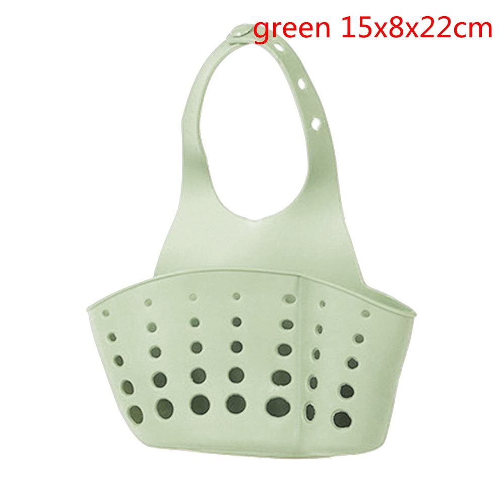 Support d'évier télescopique, panier de rangement extensible pour la cuisine à domicile, support de réglage ménager, rangement de cuisine à domicile: Vert 15 x 8 x 22cm