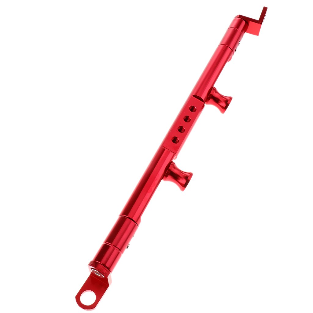 Multi Kleur Motorbike Balance Bar, Aluminium Motorfiets Cross Bar Balance Stuur Motor Accessoires Met Kompas: Red