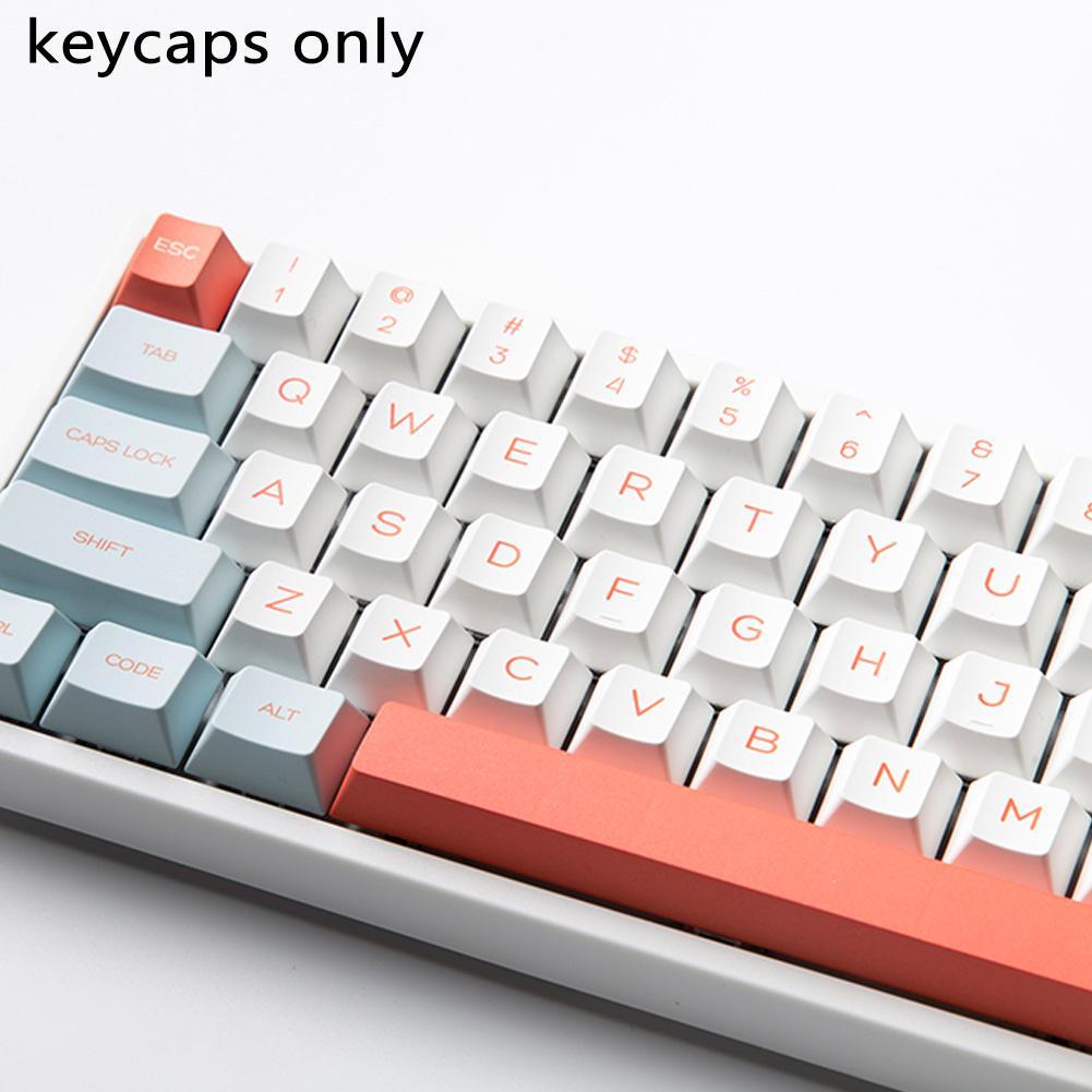 141 Keys Original Height OEM PBT Keycaps Full Set Mechanical Keyboard Keycaps PBT Dye-Sublimation GMK Salmon Key Caps