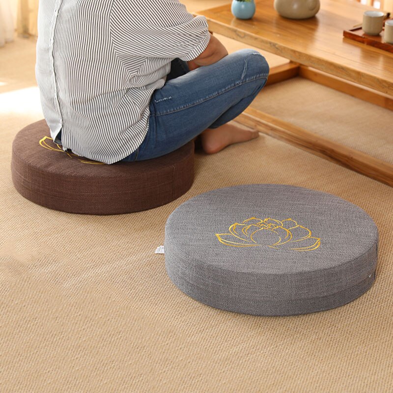 40 x 6cm yoga meditere hård tekstur pude aftagelig vaskbar ryglæn pude japan tatami madras tæpper puf futon sæde pude