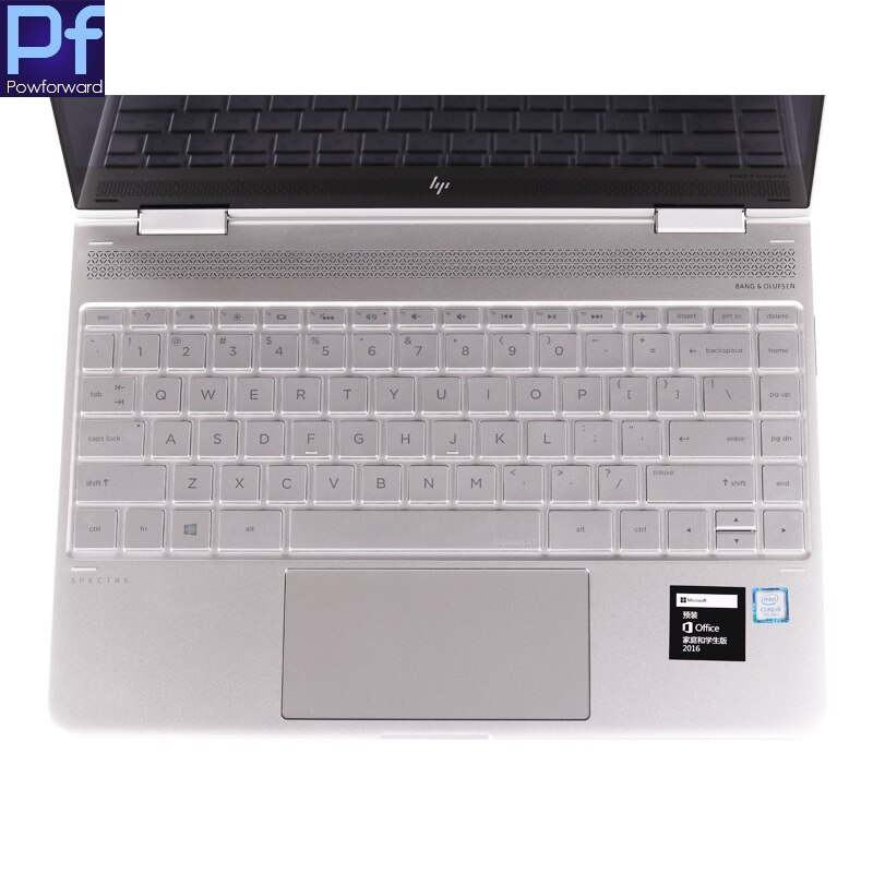 Laptop Keyboard Cover Protector for HP Spectre 13 13-af000ns 13-AF003TU 13-af001ne 13-af002la 13-af series 13.3 inch: transparent