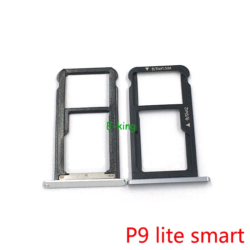 For Huawei P9 Lite Smart Sim Card Slot Tray Holder Sim Card Reader Socket