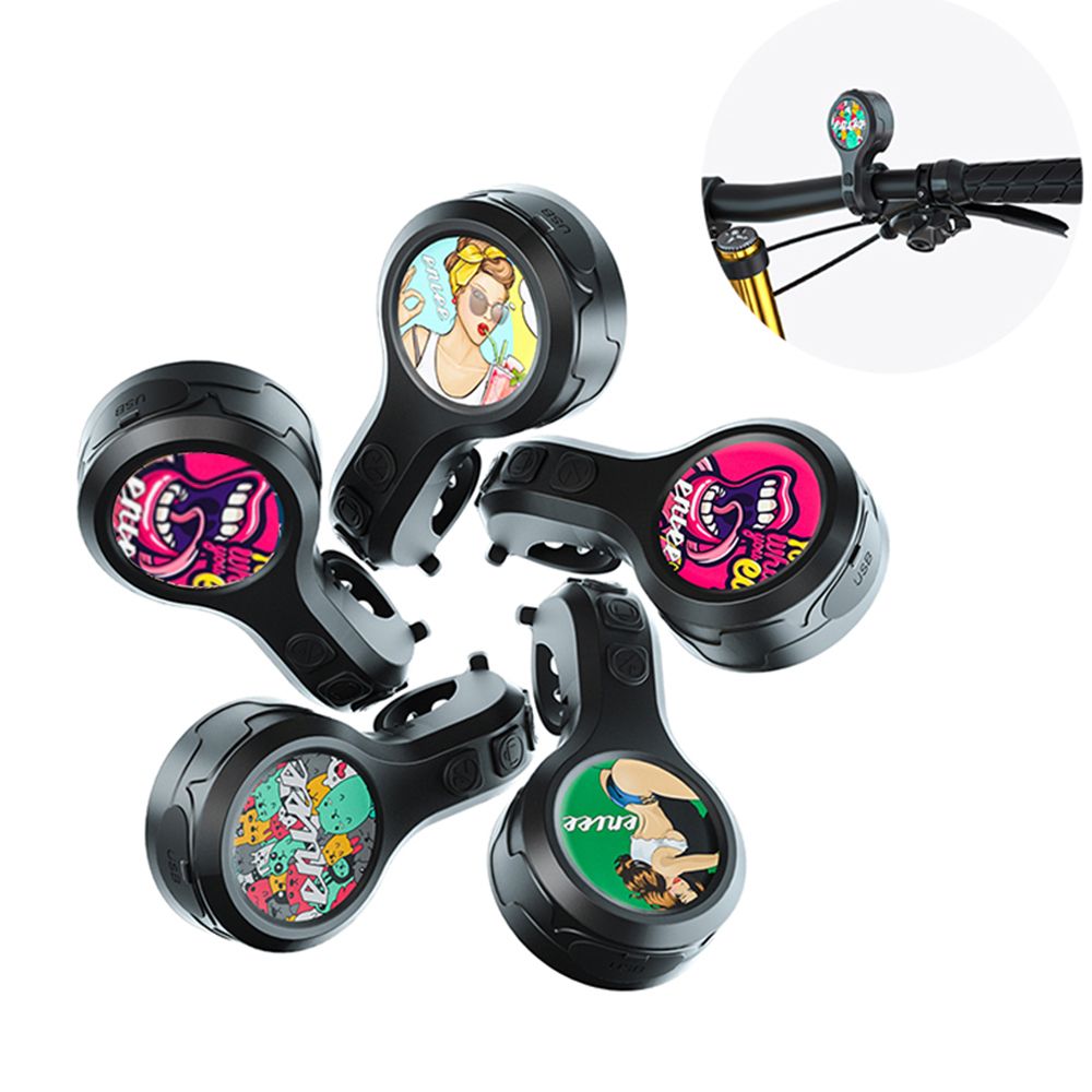 Sonnette électrique Anti-vol pour vélo, 3 Modes, chargement USB, alarme de sécurité, accessoires de cyclisme, 80-130db