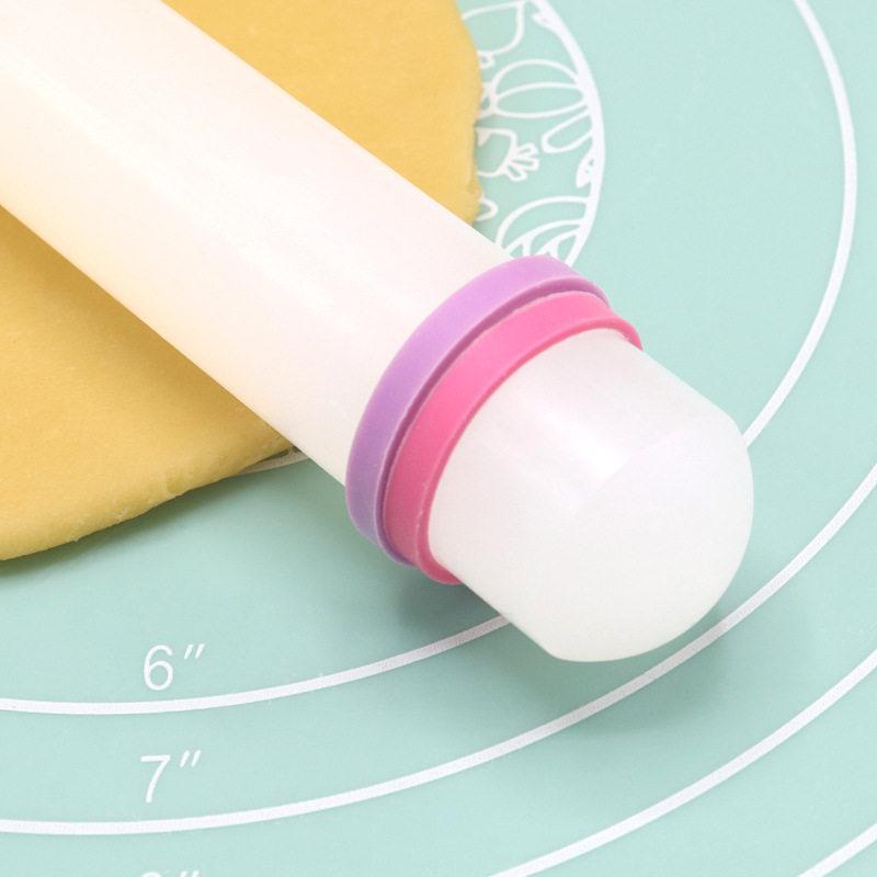 23/33/45/50Cm Plastic Deegroller Keuken Taart Bakken Tool Pp Non Stick Oppervlak Stok omcirkeld Huishoudelijke Suiker Deeg Rolling Mach