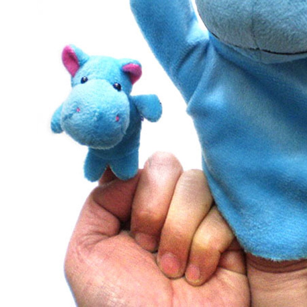 2 Stuks Leuke Cartoon Vinger Zelfs, Storytelling, goede Pop Baby Educatief Speelgoed Voor Kinderen Handpop Voor Baby Kerst Best