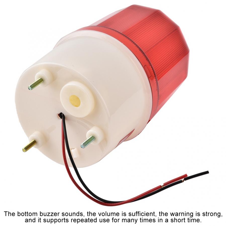 Emergency Warning Lamp 5W Rotating Led Light Traffic Construction Emergency Warning Lamp with Buzzer