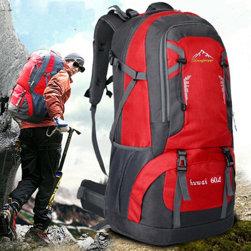 60L Outdoor Reizen Wandelen Camping Rugzak Waterdichte Rugzak Trekking Bag Pack