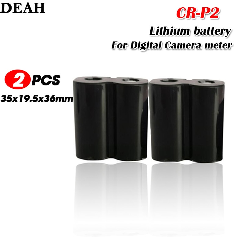 2pack/lot 6V Lithium battery CR-P2 CRP2 EL223A DL223A LITH-18 For Digital Camera Infrared sensor faucet Lithium batteries