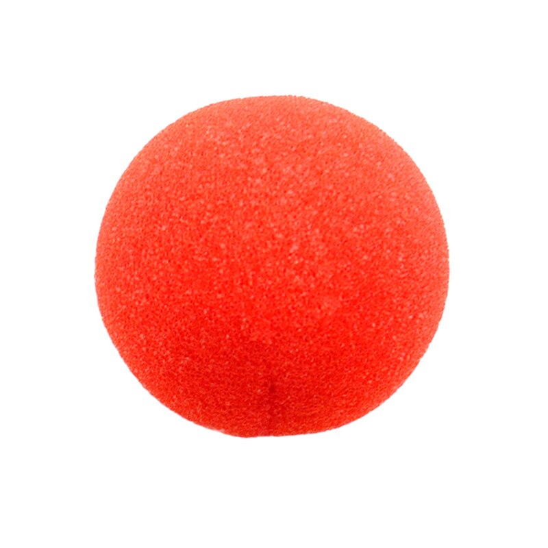 1pc Red Nose Sponge Circus Clown Nose Comic Party Supplies Halloween Accessories Costume Magic Dress Party Supplies