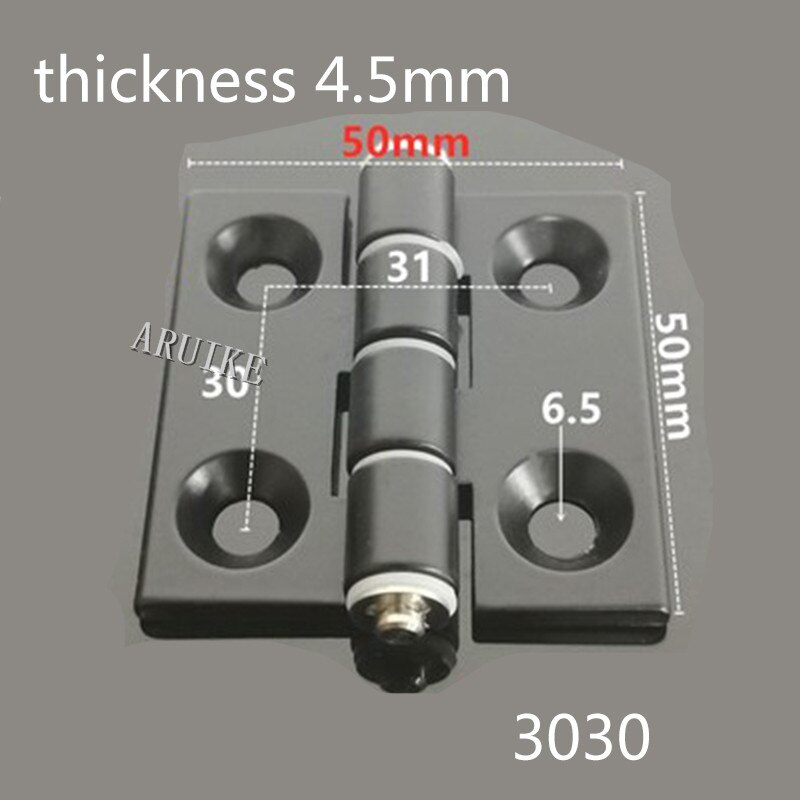 /3030/4040/4545/5050 fertig Aluminium Scharnier Aktive Scharniere Profil Verbindungen: 3030 Schwarz