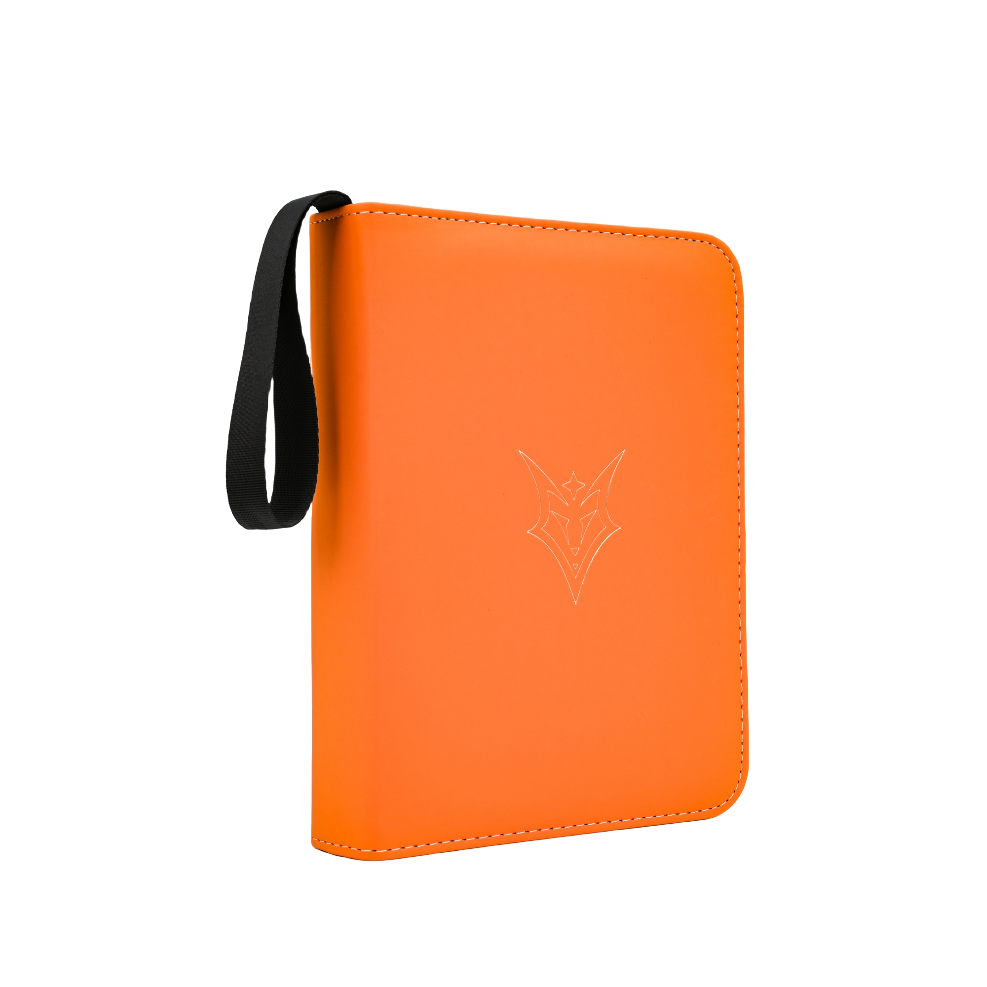 Trading Card Binder, 4 Pocket Card Set Binder for Photo Album Set TCG Game Cards, 50 Activity Pages, 400 Pockets, 400 Trading Ca: Orange