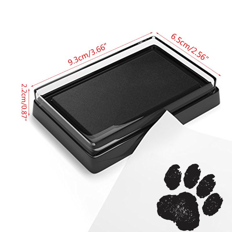 Kits de almohadillas de tinta para huellas de bebé, huella de perro o gato, recuerdo, no tóxico