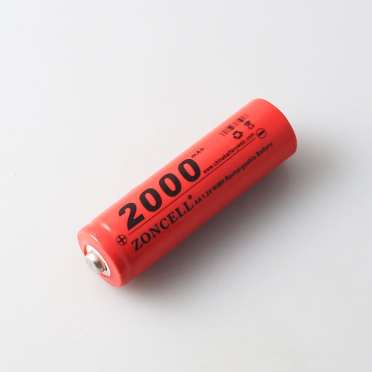 In 2000mAh 1.2V Ni MH rechargeable battery 2 ah No. 5 AA wireless mouse battery shaver. Rechargeable Li-ion Cell