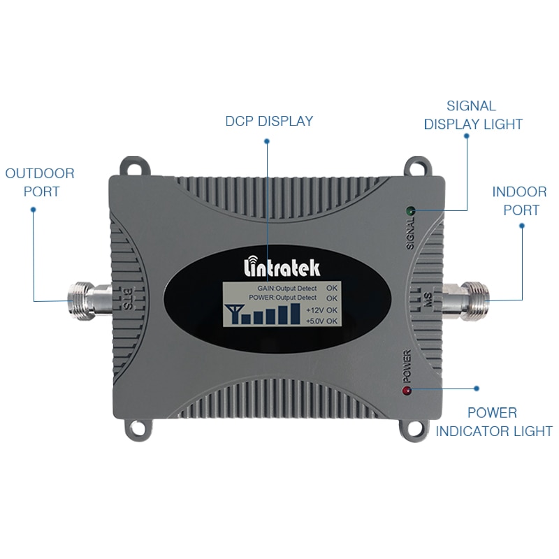 Repetidor 4G, amplificador de señal GSM 1800 de 2600Mhz, 3G, 900 Mhz, repetidor de señal de teléfono móvil 2100, 900, 1800 Mhz, amplificador KW16L