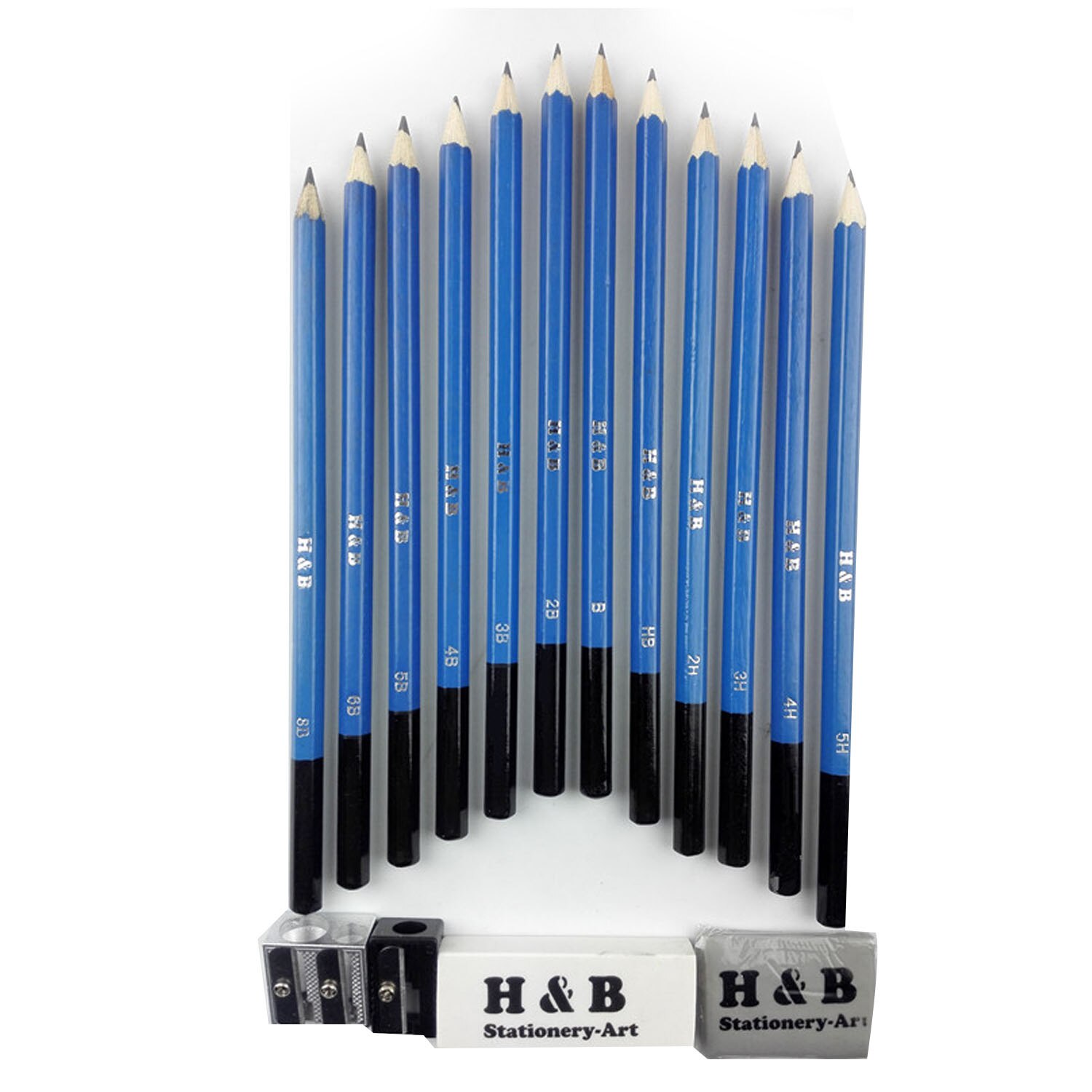 32PCS Complete Drawing Sketching Pencils Set Includes Graphite Charcoal Pencil Rubber Sharpener Storage Case for Artist Student