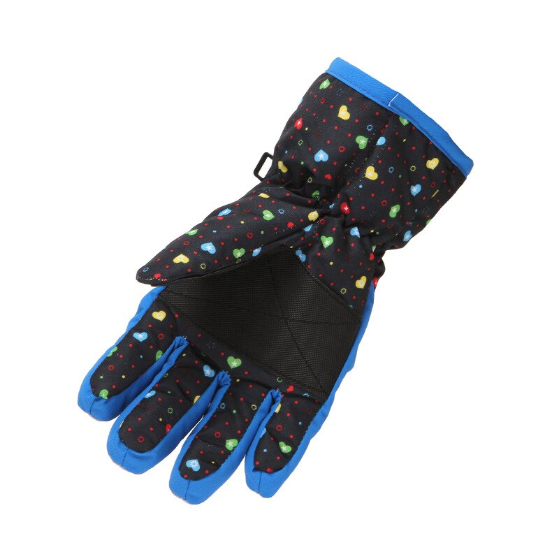 Enfants garçons et filles hiver coupe-vent sport Style gants floraux enfants respirant bébé gants ski snowboard gants