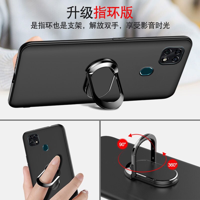 Voor ZTE Blade 20 Smart Case Vinger Ring Magneet Matte Protector Coque Op Voor ZTE Blade 20 Smart Gevallen 6.49''