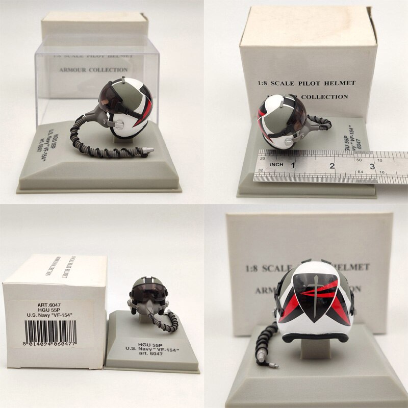 CDC Armour 1/8 Scale Pilot Helmet HGU 33P/26P/55P/MK 10/Gueneau 316/APH 6B Diecast Models Auto Toys Collection: 6047 HGU 55P