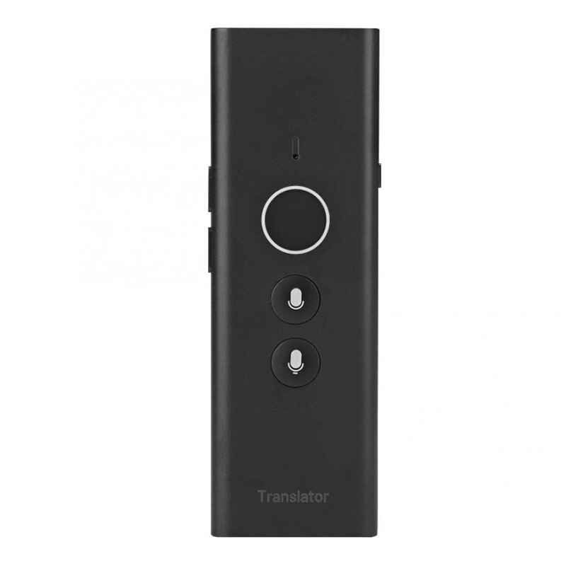 T8 Mini Intelligent Voice Translator Portable 2.4G/WiFi/Hotspot Translator 40 Languages Intertranslation Learn Travel Translator: Black