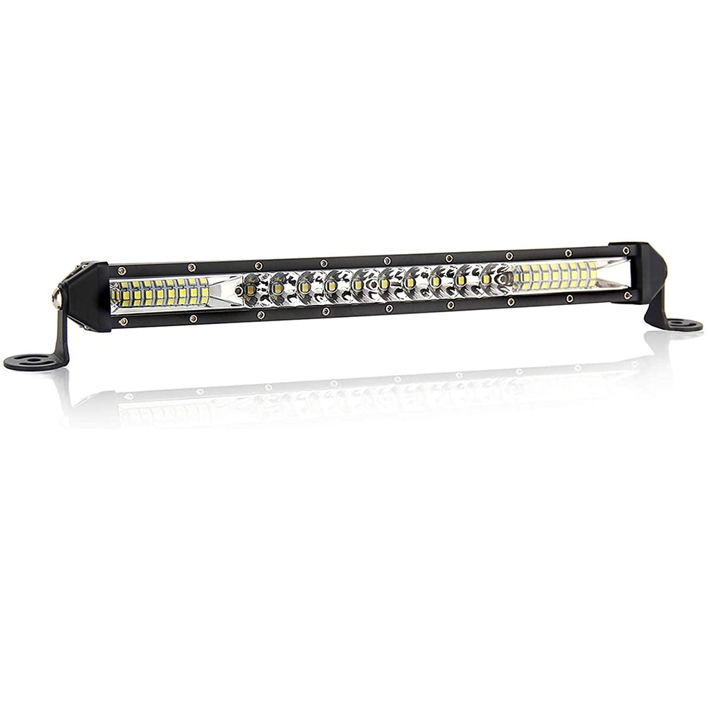 Led Light Bar 11 Inch Single Row Led Light Bar Spot Flood Combo Driving Off Road Light Bar LED Work Light 1PC for Truck