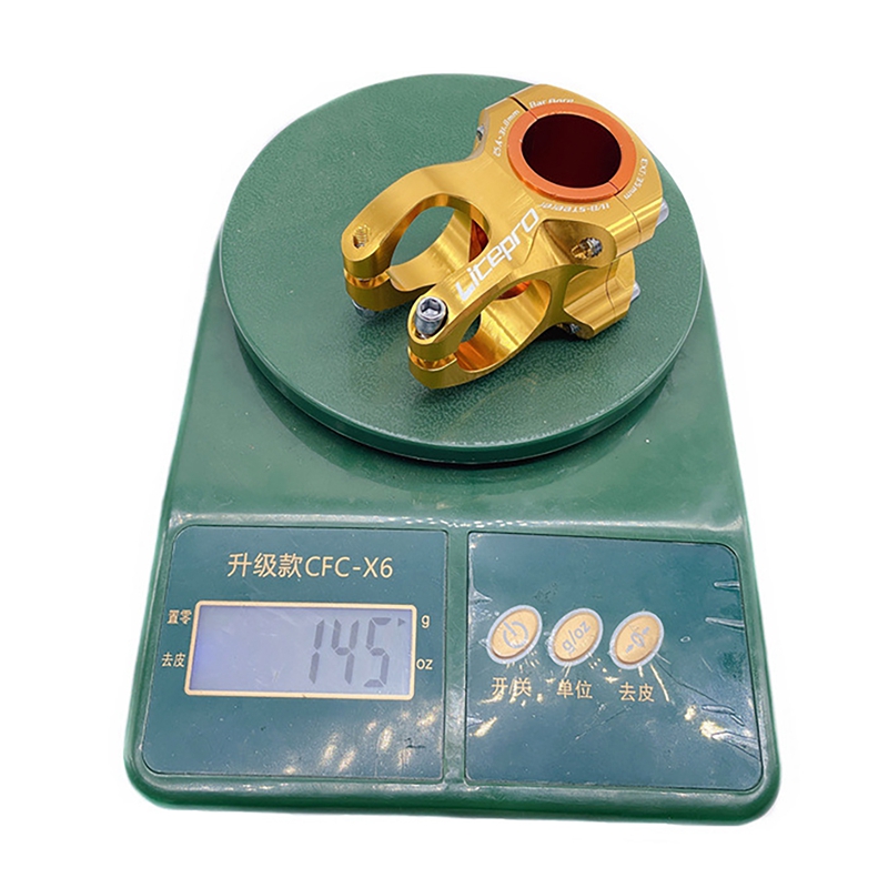 Litepro Road Bicycle Stem 25.4Mm Short Stems Lightweight Handlebar Stem O Degree For 35Mm Bike Handlebar