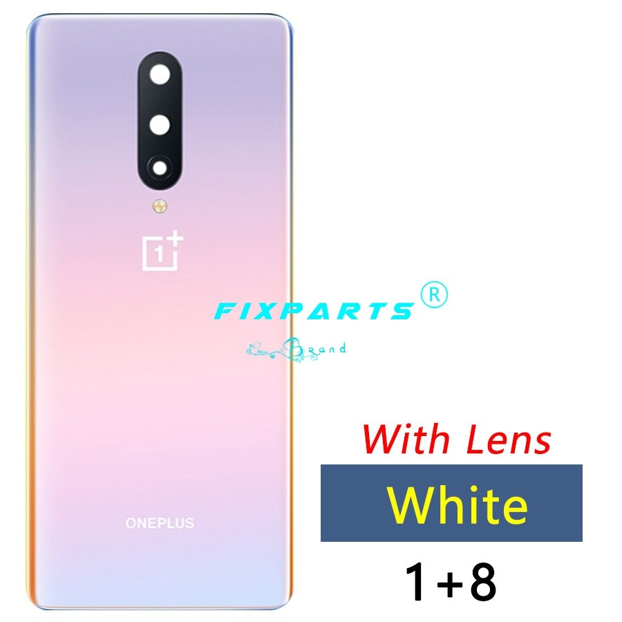 Copribatteria originale Oneplus 8 vetro posteriore One Plus 8 custodia porta posteriore sostituzione coperchio batteria Oneplus 8 Pro con adesivo