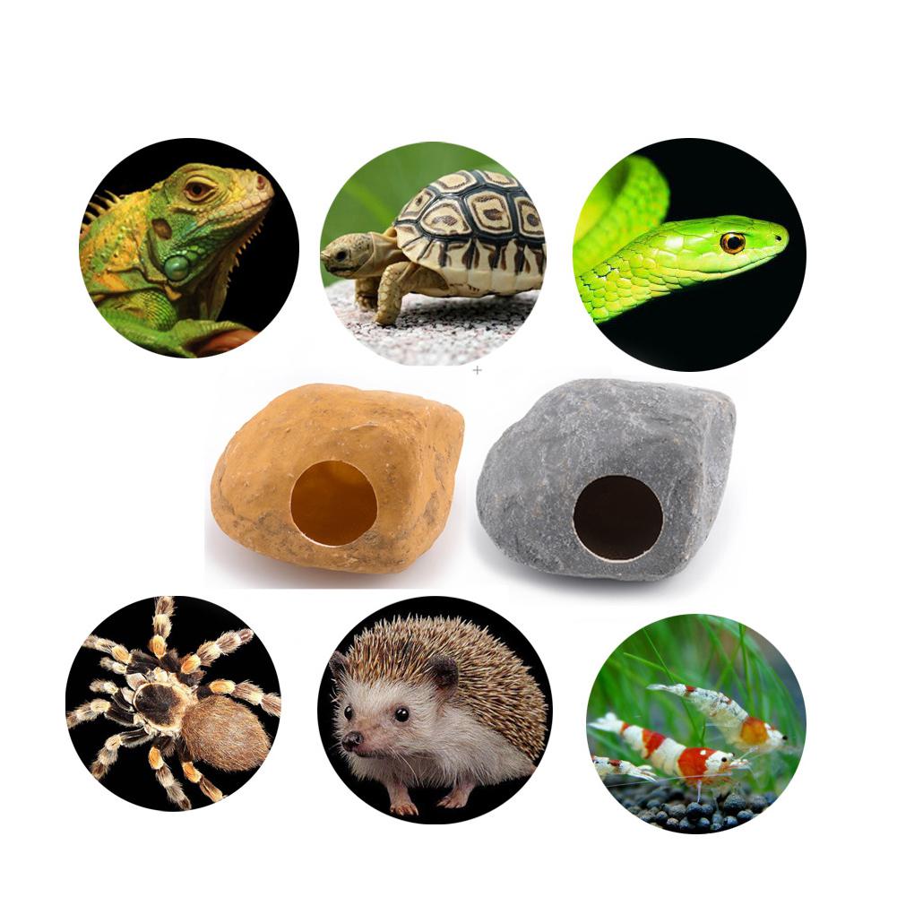 Reptile Box Lizard Snake Spider Scorpion Cave Nest Aquarium Decorative Hamster Nest