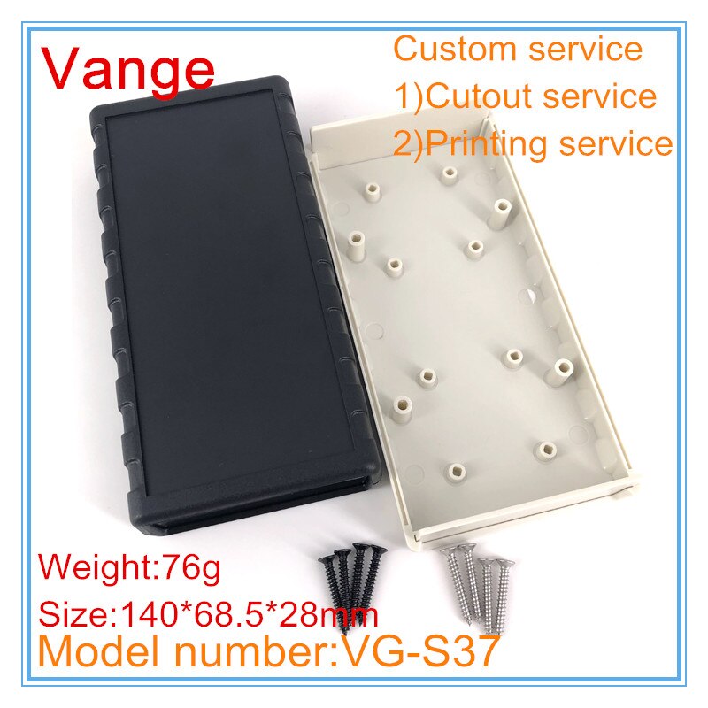 2pcs/lot electronic project box 140*68.5*28mm ABS plastic enclosure junction box