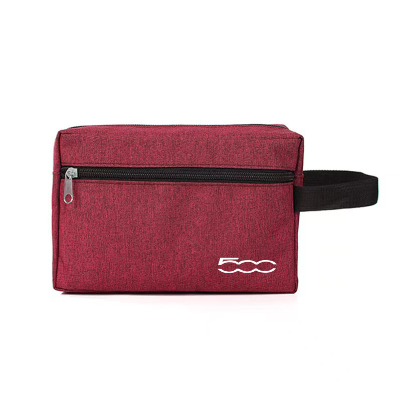 Portable Auto Opbergdoos Organizer Opbergen Opruimen Tas voor 500 500C 500X 500L 500e Abarth 695 Auto Accessoires: Rood