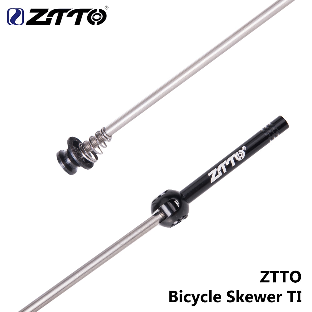 Ultralight ZTTO Bicycle QR Skewers Quick Release Skewers Titanium Axle 100/135mm hub Reliable Axle for MTB Road Bike skewer