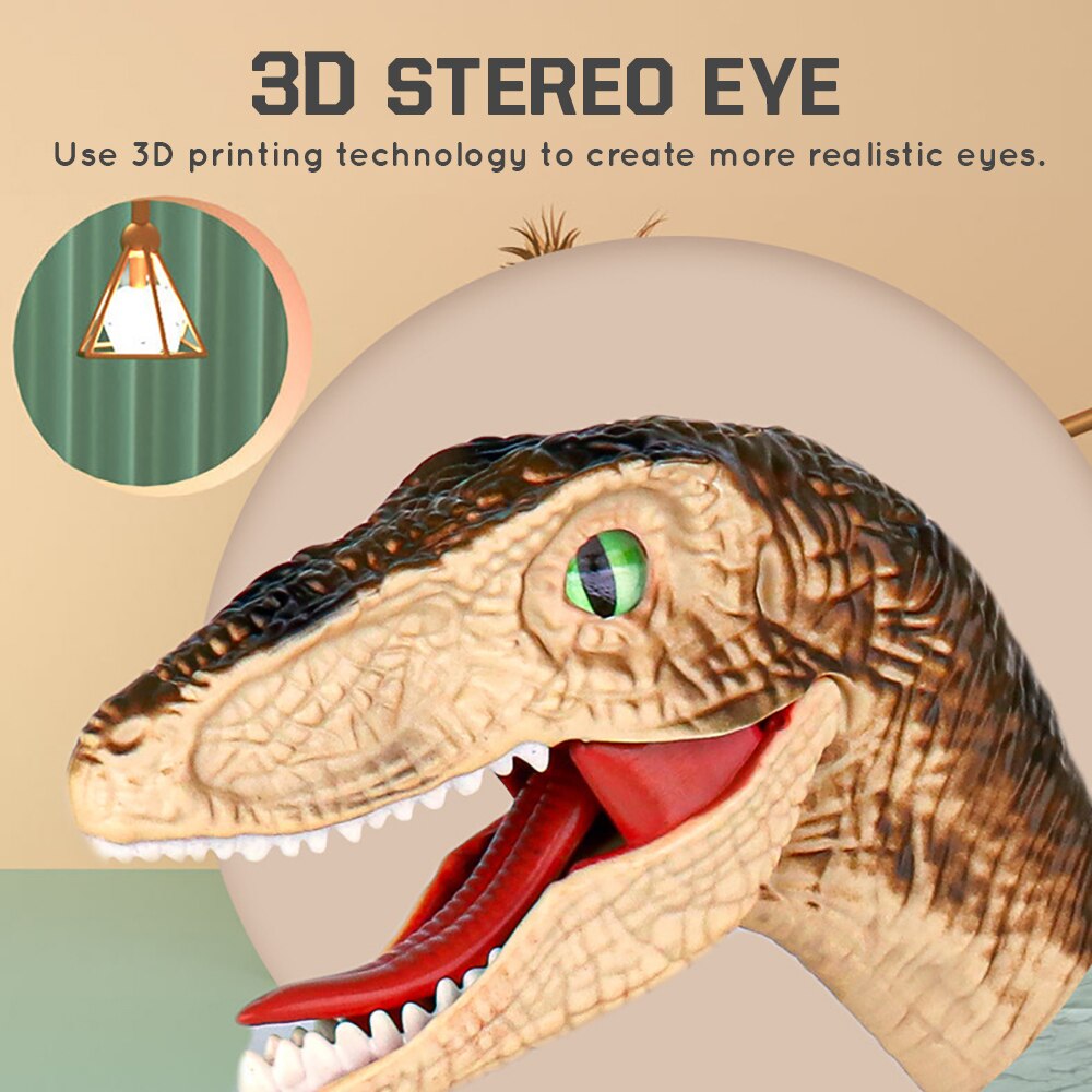 2.4G Rc Dinosaurus Intelligente Robot Dinosaurus Speelgoed Met Afstandsbediening Muziek Licht Speelgoed Elektrische Wandelen Dieren Speelgoed Voor Kinderen