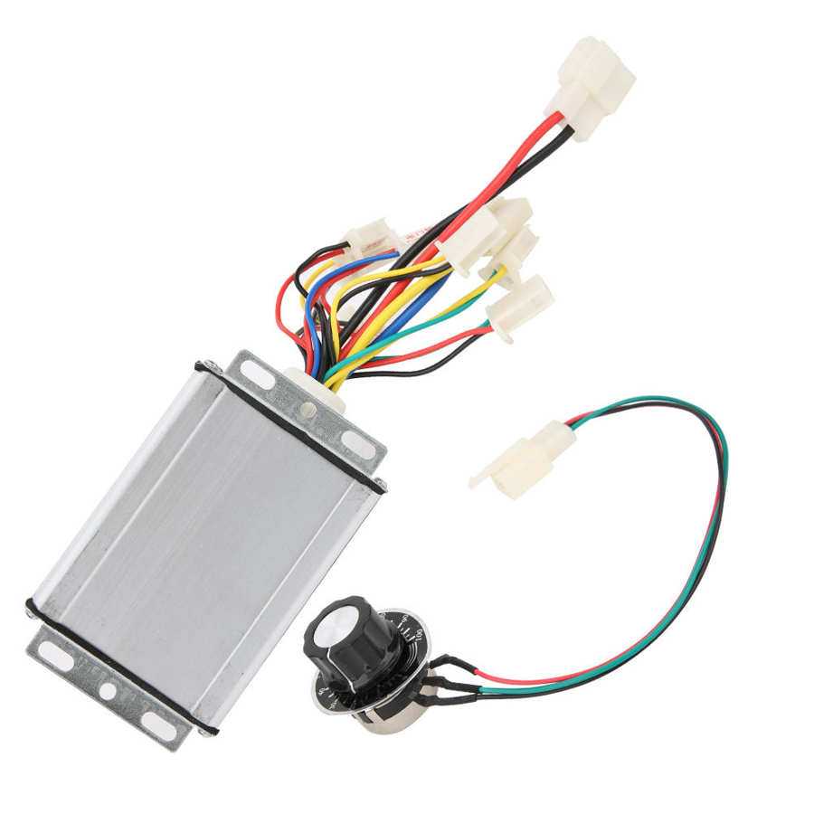 Electric Bicycle Brush Controller 36V 1000W High Power Aluminum Controller Positioning Switch Kit