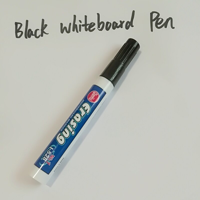 Color Choice Whiteboard Pen Set Erasable Marker Pen White Board Markers For Glass Kids Drawing Office Meeting School Supplies: Black