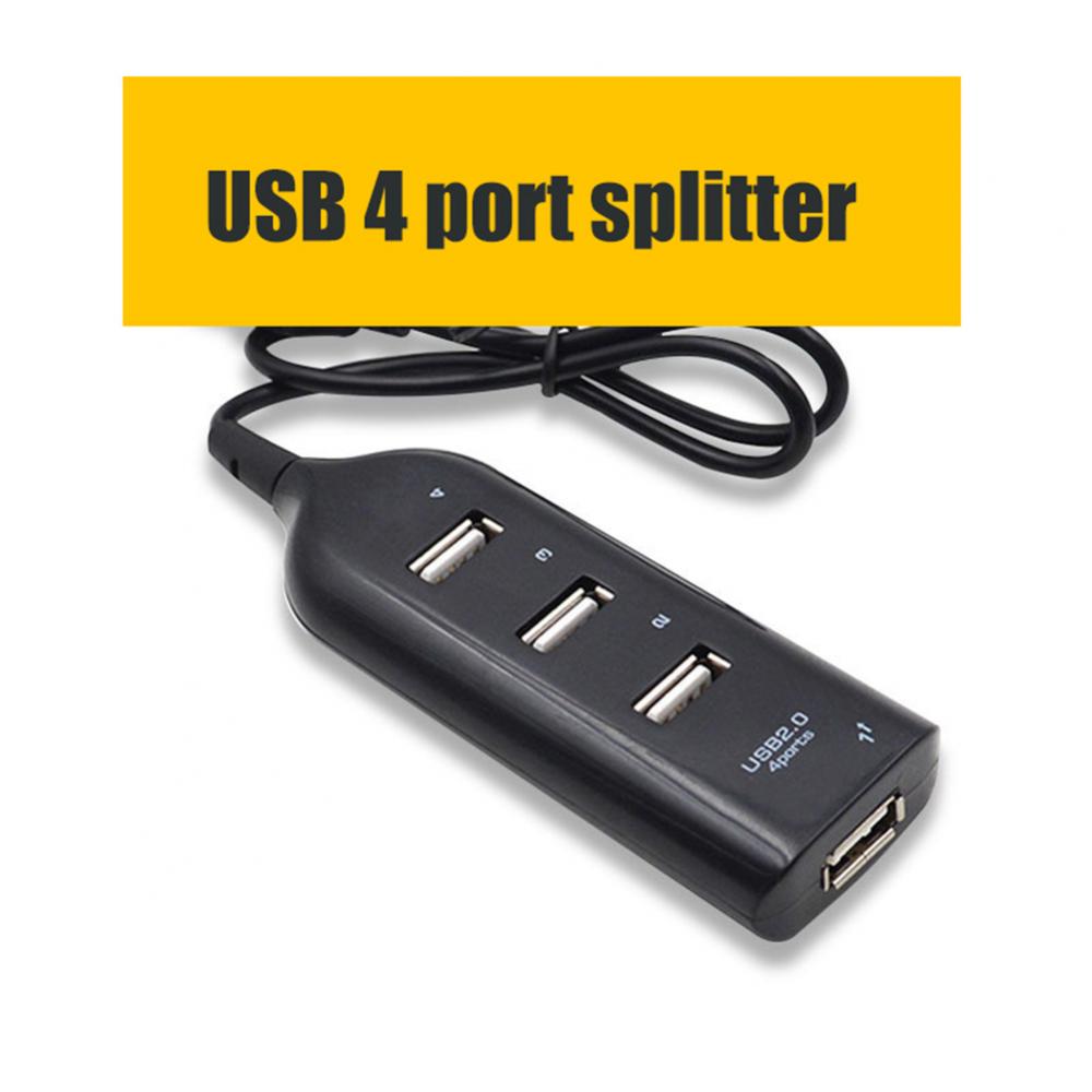 Mini koncentrator USB Multi 4 Port wysokiej prędkości USB2.0 rozdzielacz przenośny Adapter OTG do Macbook komputer Laptop akcesoria do tabletów