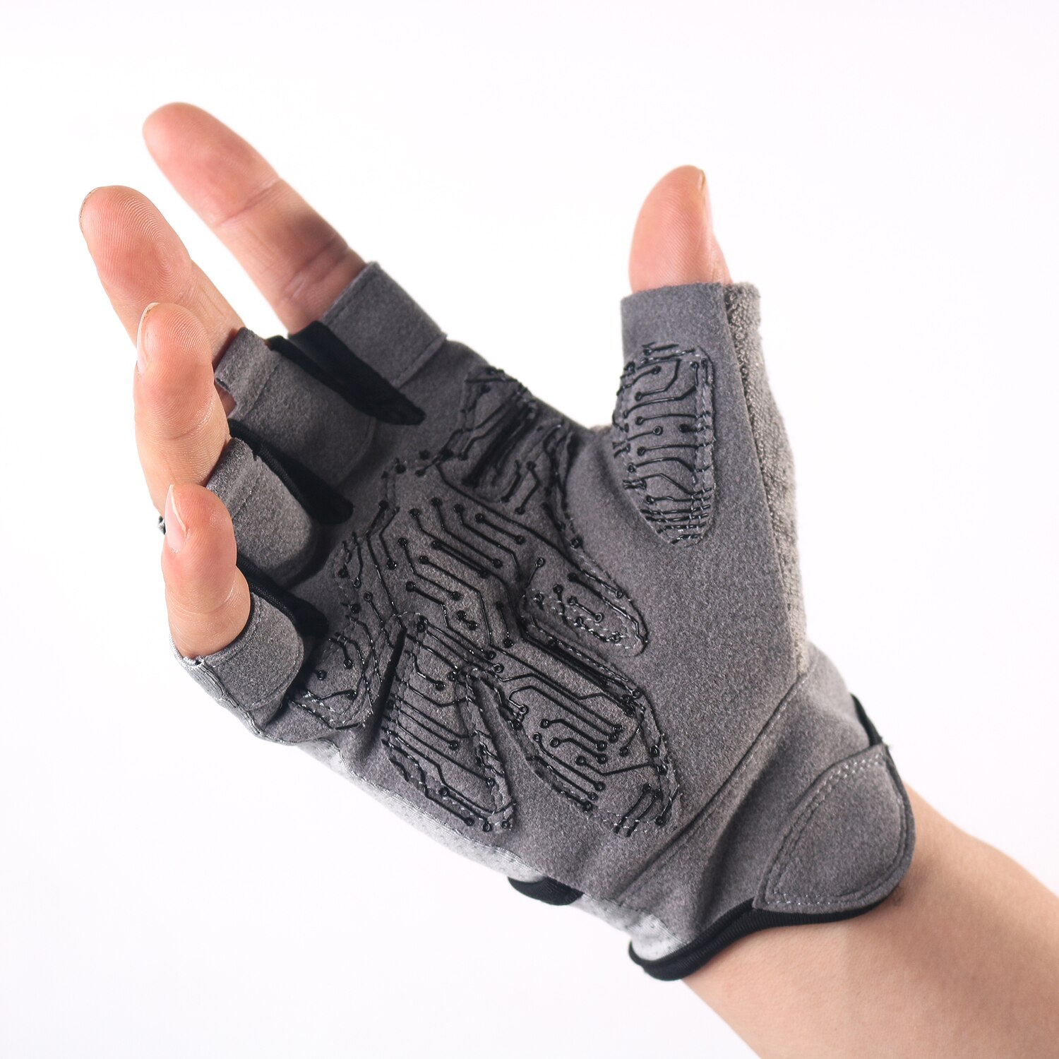 Gants de sport demi-doigt antichoc, respirants, de Fitness, d'haltérophilie, d'entraînement, de cyclisme, à dos creux