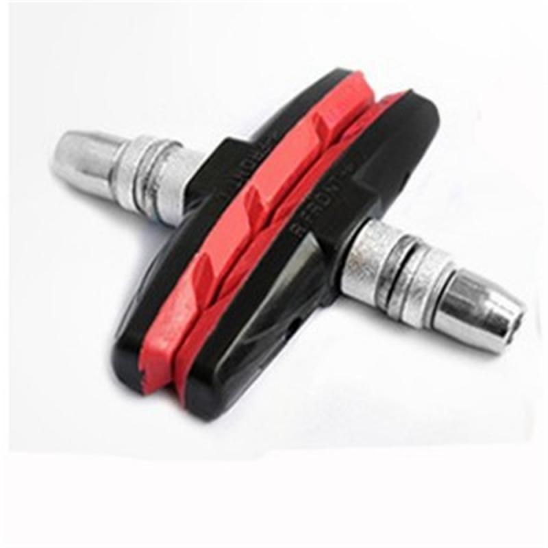 1 Pairs(2 Pcs) V Brake Blocks Mountain Bike Brake Blocks Pads Durable Bicycle Silent Brake Pads Long-lasting Performance: red 1pair