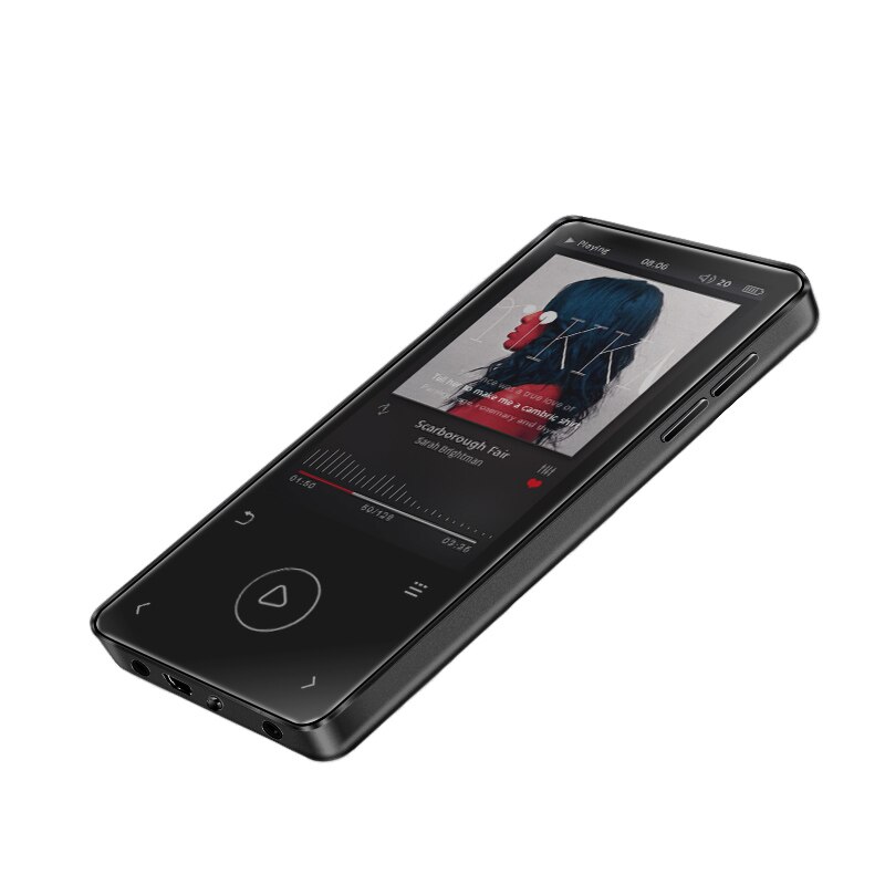 Original  mp4 spillere 8gb 2.4 tommers berøringsskjermstøtte 64 gb sd-kort hifi lyd tapsfri musikkspiller fm radio best  x11: Iqq -x11-8g- svart
