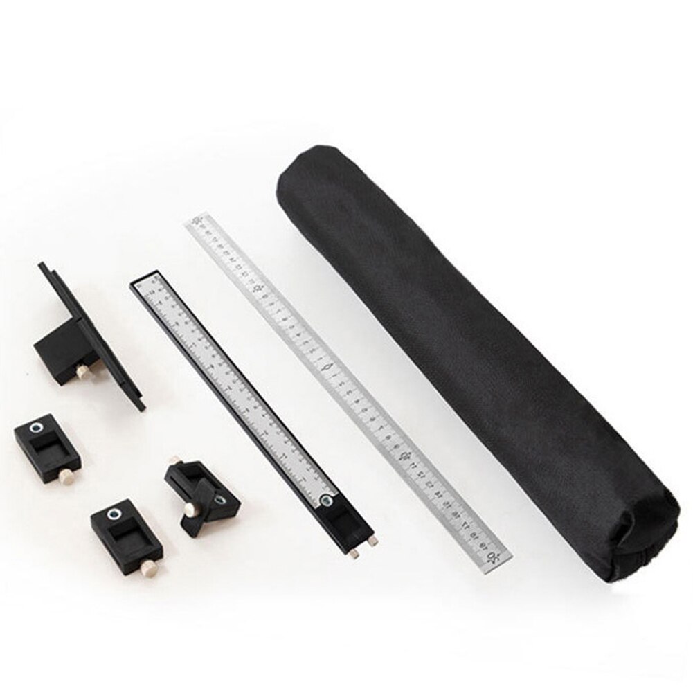 Multi Detachable Hole Punch Jig Tool Home Sleeve Cabinet Hardware Locator Center Punching Drill Bit Guide Woodworking ​Locator