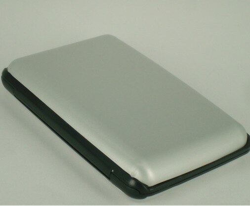 Wasserdicht karte Halfter männer reise metall karte Halfter kreditkarte Halfter tasche glänzend antimagnetisch wasserdichte Aluminium karte Halfter: grau