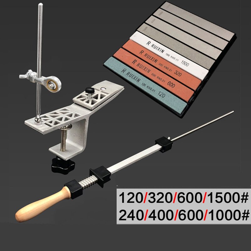 Fixed Angle Knife Sharpener Aluminum Alloy Knife Sharpener System 360 Degree Flip Sharpening Tool Grinding Tools: GT-Type5
