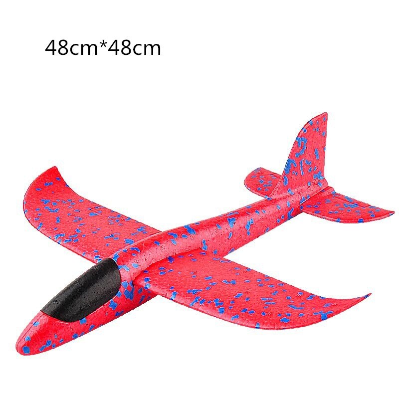 Hand Launch Glider Foam Toy Plane Model , Horizontal Flying & Spiral Flying airplane made of foam plastic