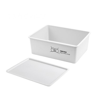 Sous-vêtements en plastique chaussettes cloison boîte de rangement empilable sous-vêtements finition boîte multi-fonctionnelle chambre rangement Organization: 6