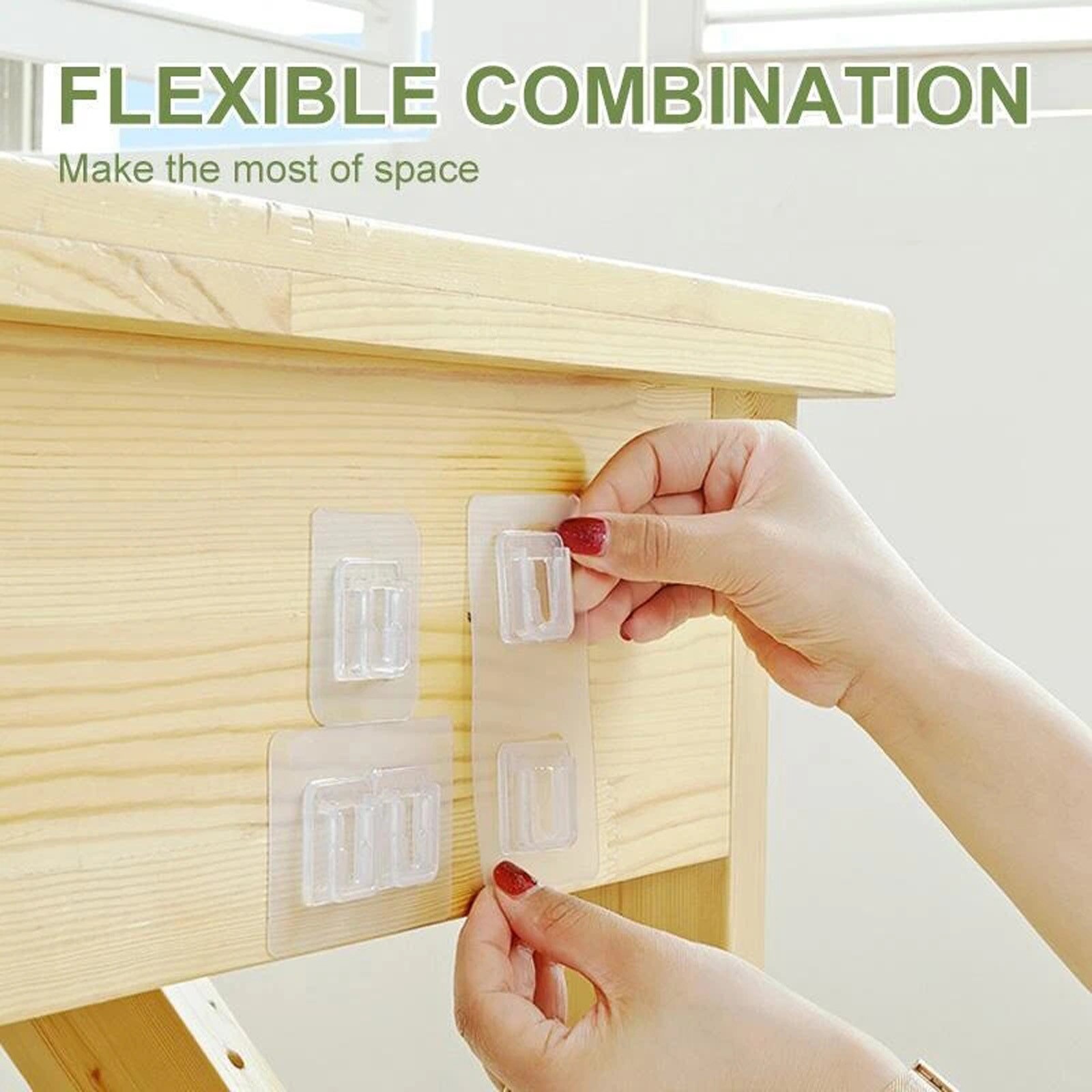 10 Paar Dubbelzijdig Muur Lijm Haak Pasta Plug Socket Houder Kabel Opslag Plug Vaststelling Organiseren Seamles Waterdichte Herbruikbare