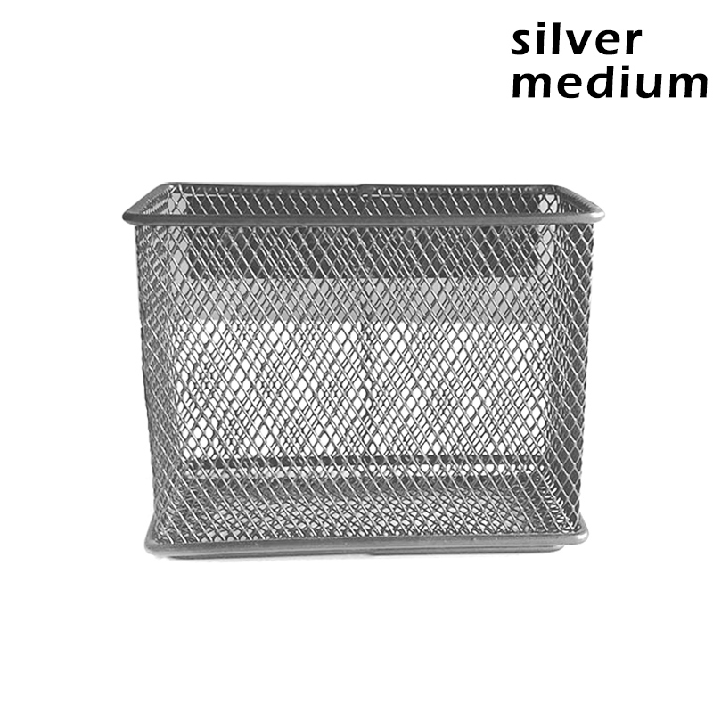 Metal Wire Mesh Magnetic Storage Basket Tray Desk Caddy Storage Organizer UD88