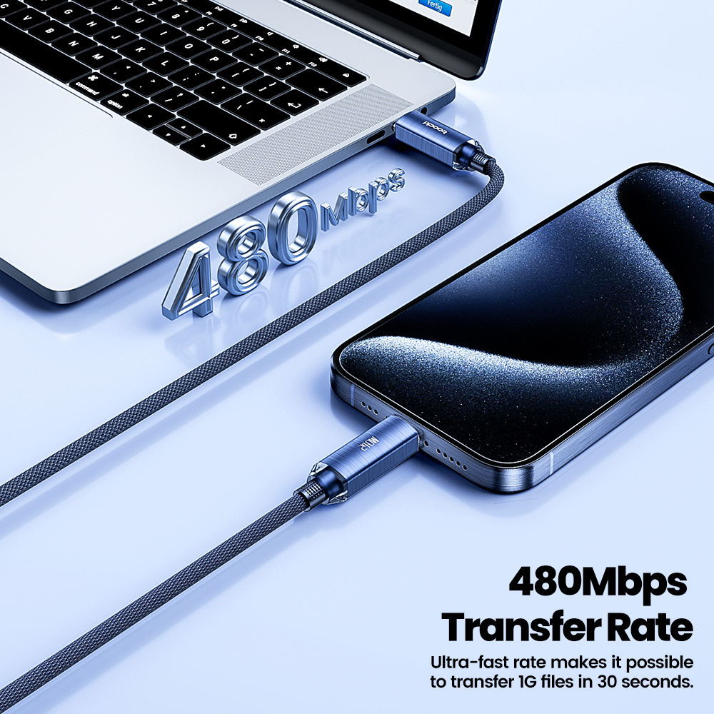 Toocki-Câble de charge super rapide USB C vers type C PD 240, chargeur pour TV PC Macbook, fil tressé pour Samsung iPhone 15, 3.1 W