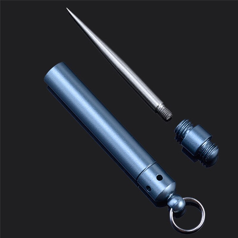 Rvs Fruit Tandenstoker Aluminium Metalen Tandenstoker Fles Fruit Vork Draagbare Outdoor Herbruikbare Voedsel Picks Camping Tool